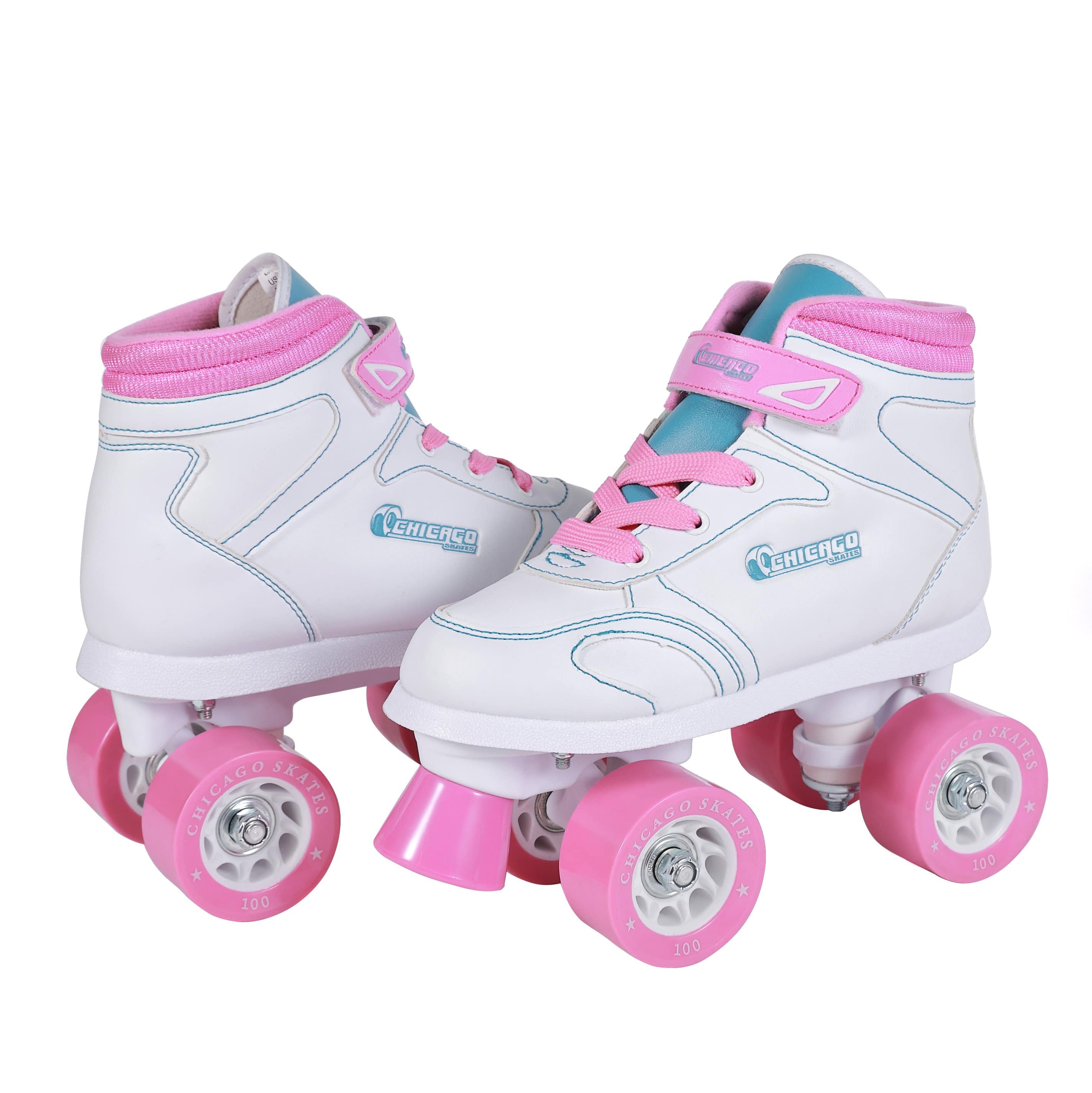 Chicago Girl's Sidewalk Skate - White - NSG Products