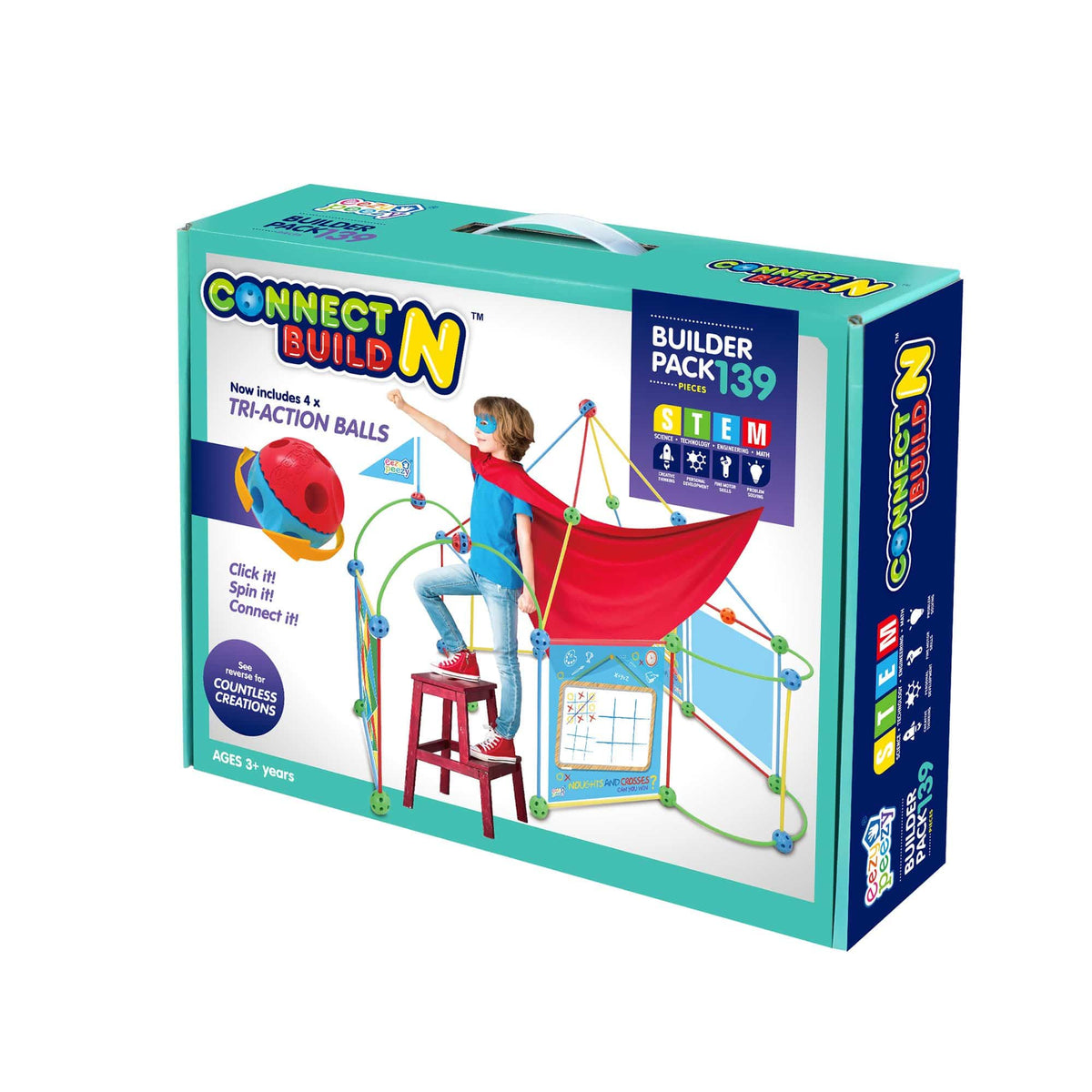 Eezy Peezy Connect N Build - 139 Piece Set - NSG Products