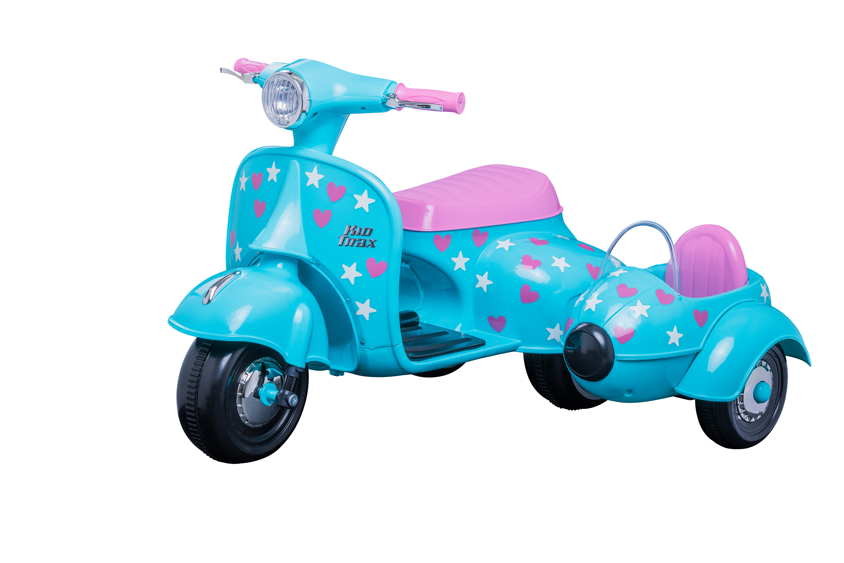 6V Starlight Scooter with Sidecar