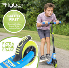 Aero 2-Wheel Kick Scooter with Light Up LED Wheels - Flybar1