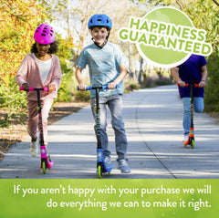 Aero 2-Wheel Kick Scooter with Light Up LED Wheels - Flybar1