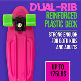 Load image into Gallery viewer, 22" Grip Tape Plastic Complete Skateboard - Flybar1
