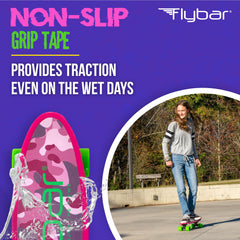 22" Grip Tape Plastic Complete Skateboard - Flybar1