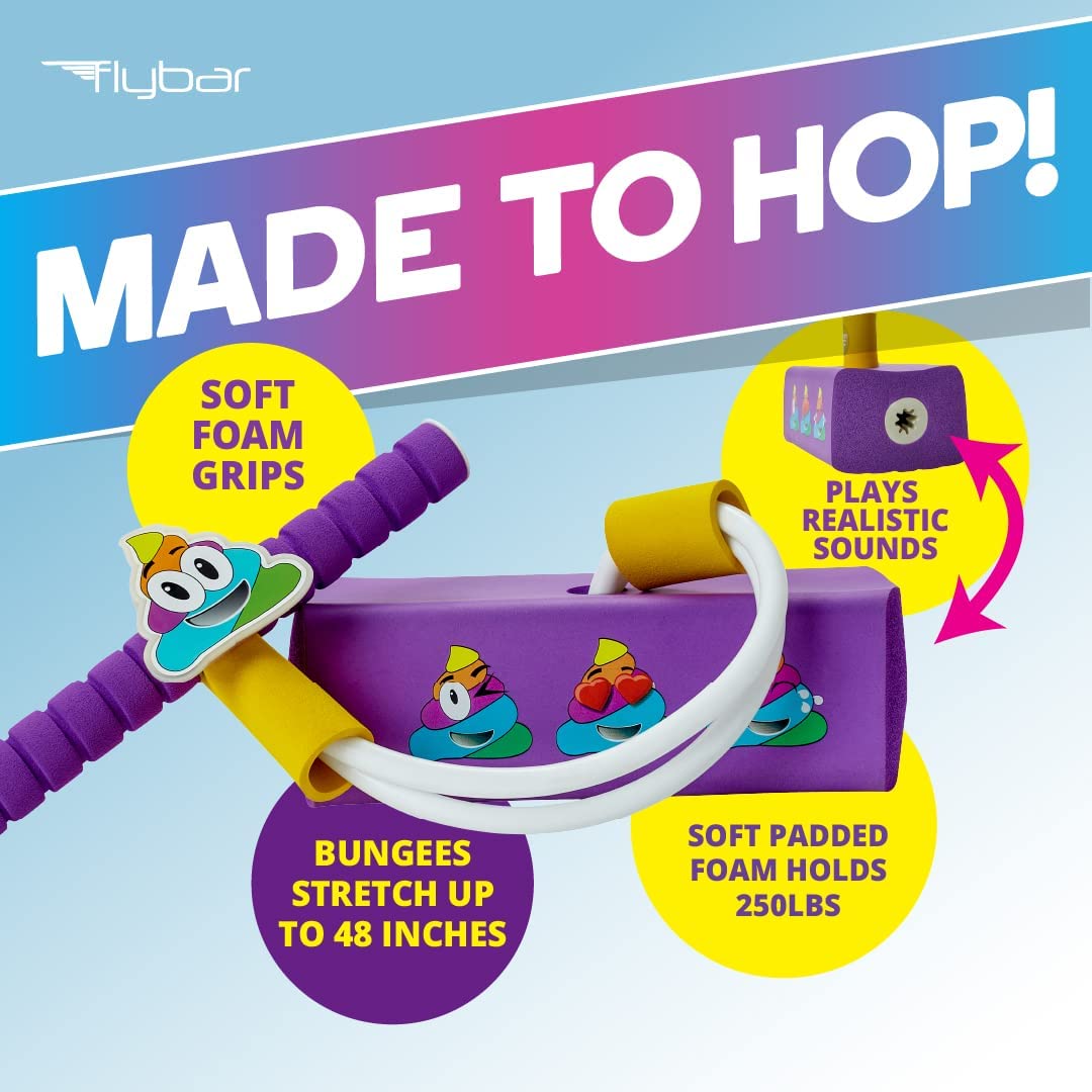 My First Flybar Pogo Stick, Light & Sound Kids Ages 3+ Up to 250lbs