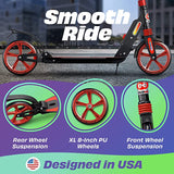 Load image into Gallery viewer, X3M Scooter for Kids Ages 6-12 - Scooters for Teens 12 Years and Up - Adult Scooter with Anti-Shock Suspension - Scooter for Kids 8 Years and Up with 4 Adjustment Levels Handlebar Up to 41 Inches High