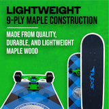 Load image into Gallery viewer, 31" Double Kick Skateboard for Ages 6+