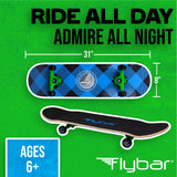 Load image into Gallery viewer, 31" Double Kick Skateboard for Ages 6+
