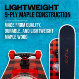Load image into Gallery viewer, 31" Double Kick Skateboard for Ages 6+