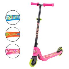 Aero 2-Wheel Kick Scooter with Light Up LED Wheels - Flybar1