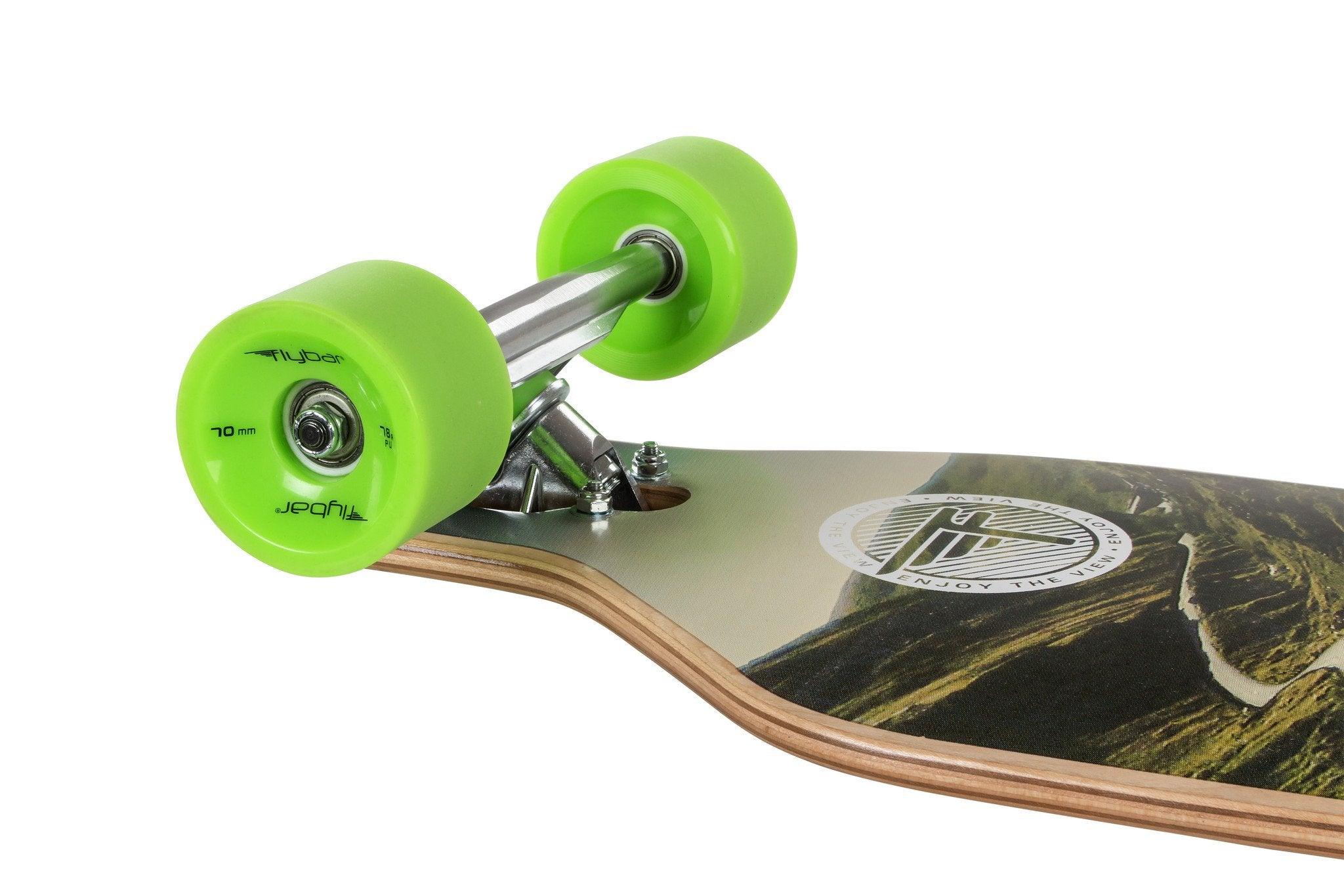 41" Twin Tip Drop-Through Complete Longboard - Flybar1