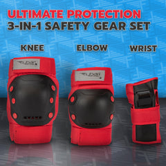 Multi-Sport Safety Gear Set for Kids, Teens, & Adults