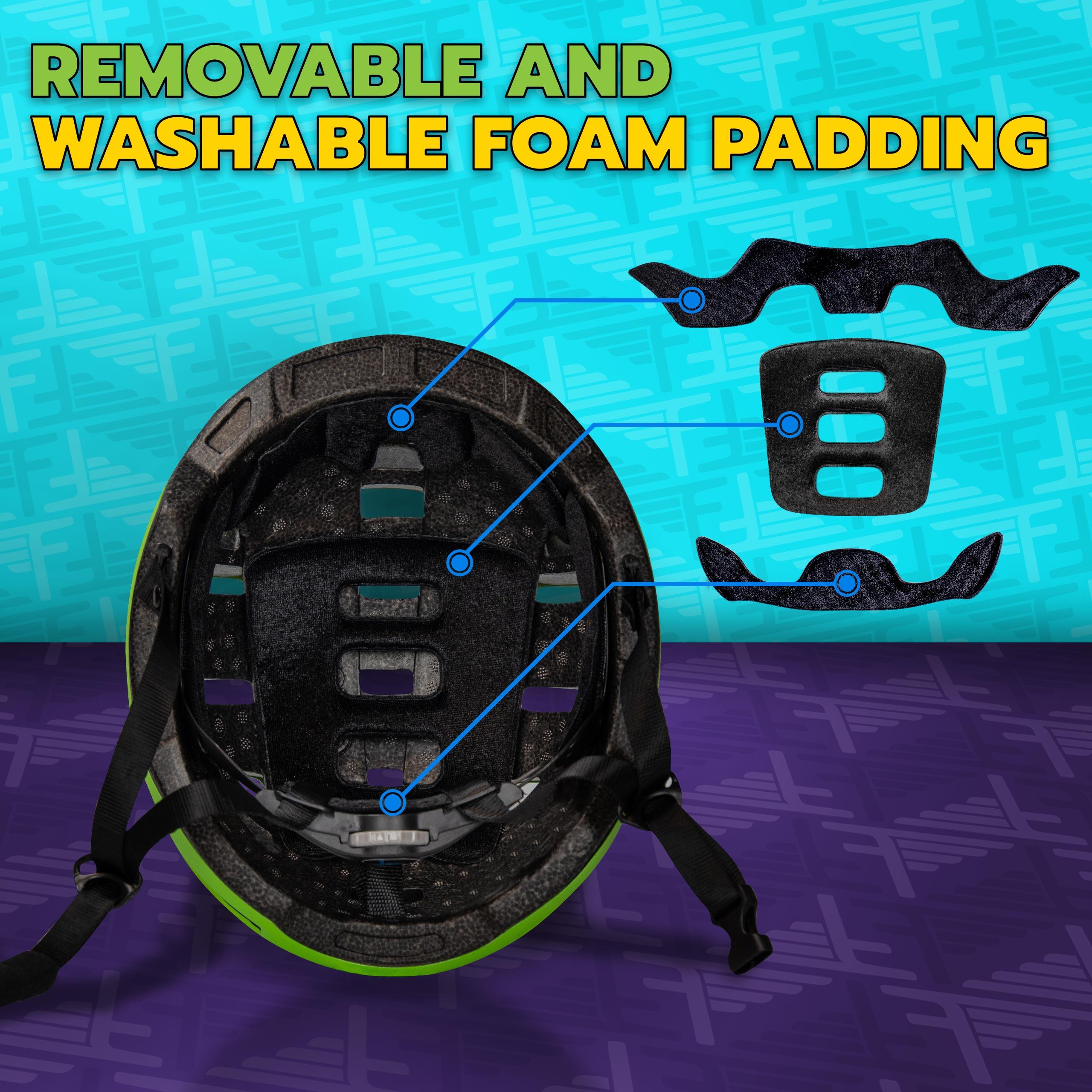 Flybar Junior Sports Helmet Green - Flybar1