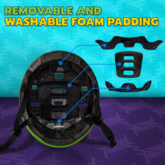 Flybar Junior Sports Helmet Green - Flybar1