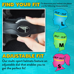 Flybar Junior Sports Helmet Green - Flybar1