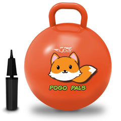 Pogo Pals Foxy Bouncy Hopper Ball, Indoor/Outdoor, Kids ages 3+