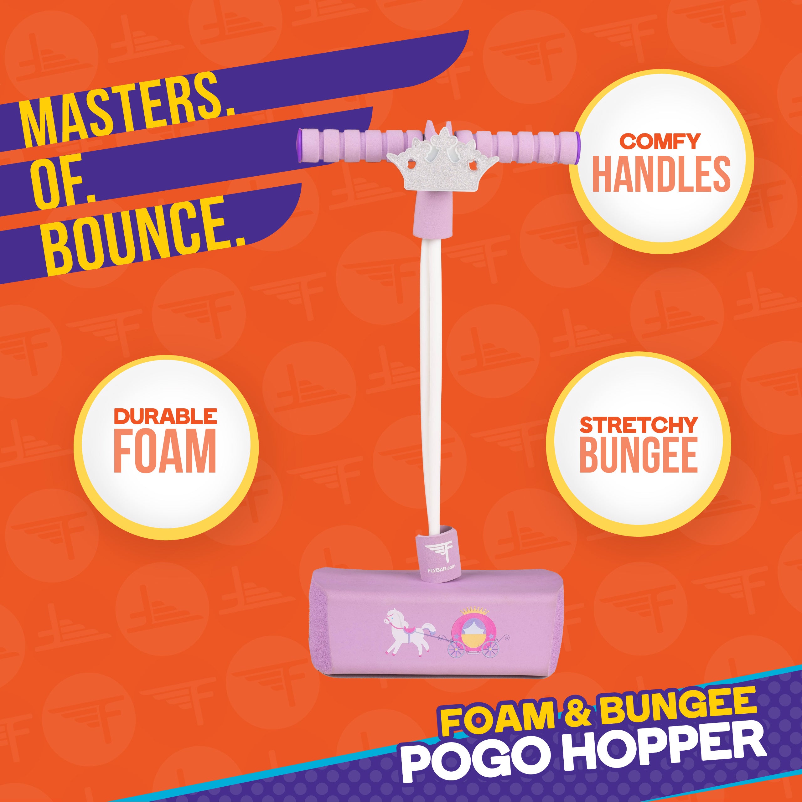 My First Flybar Pogo Stick, Light & Sound Kids Ages 3+ Up to 250lbs