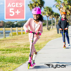 Aero 2-Wheel Kick Scooter with Light Up LED Wheels