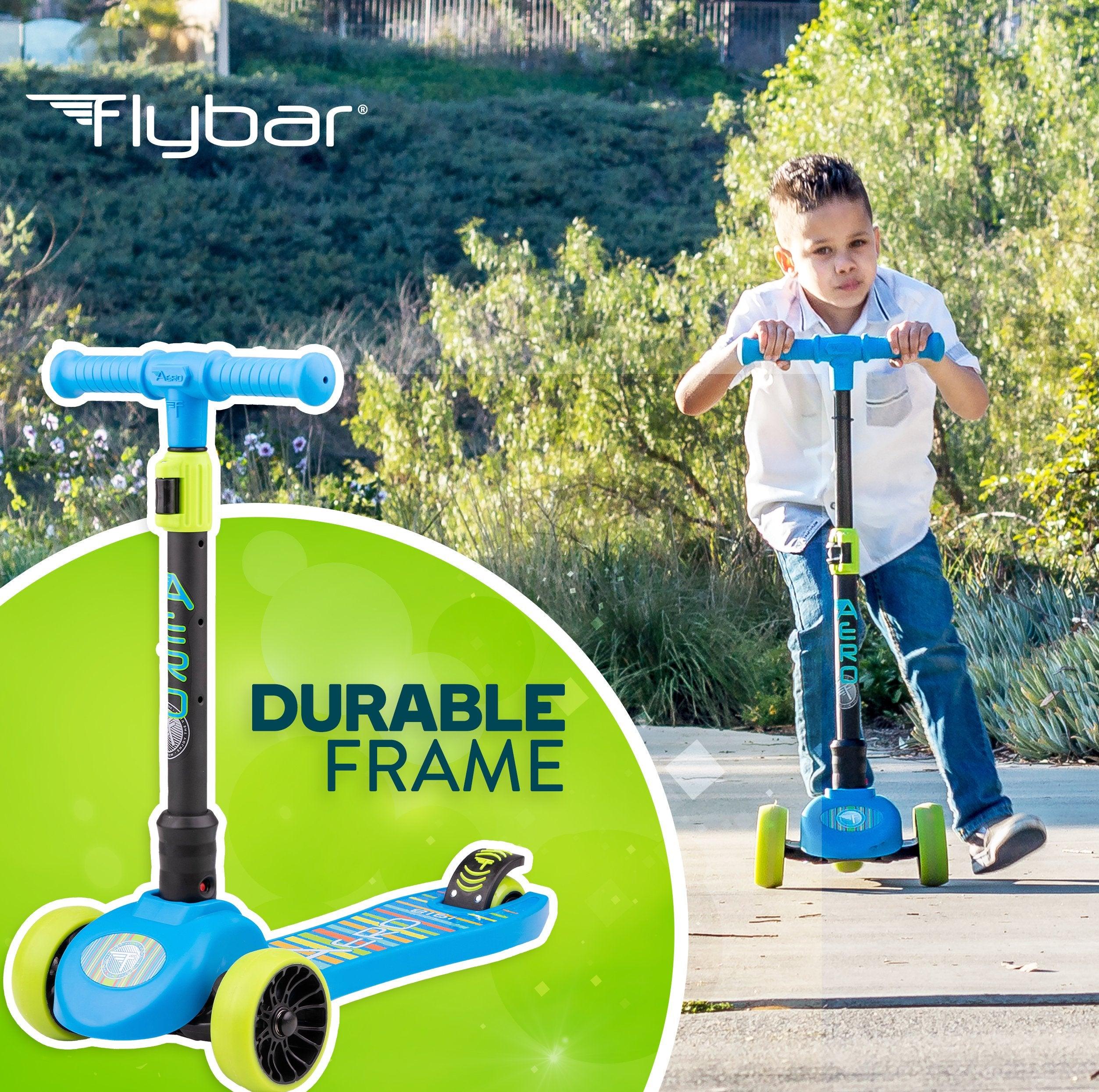 Flybar Aero 3-Wheel Scooter with Light Up LED Wheels - Flybar1