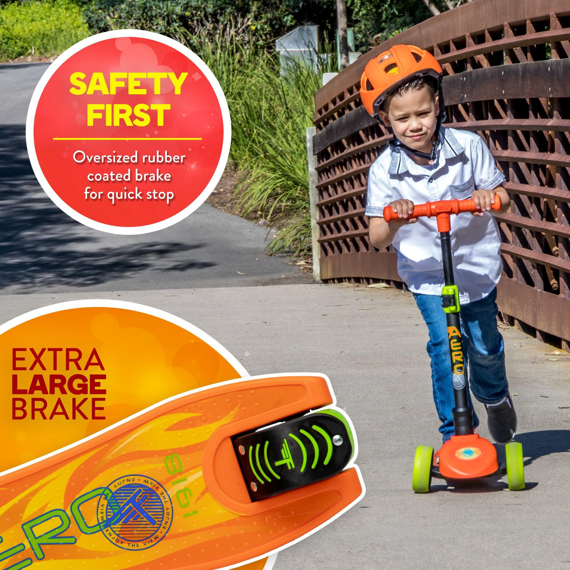 Flybar Aero 3-Wheel Scooter with Light Up LED Wheels - Flybar1