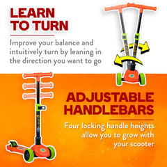 Flybar Aero 3-Wheel Scooter with Light Up LED Wheels - Flybar1