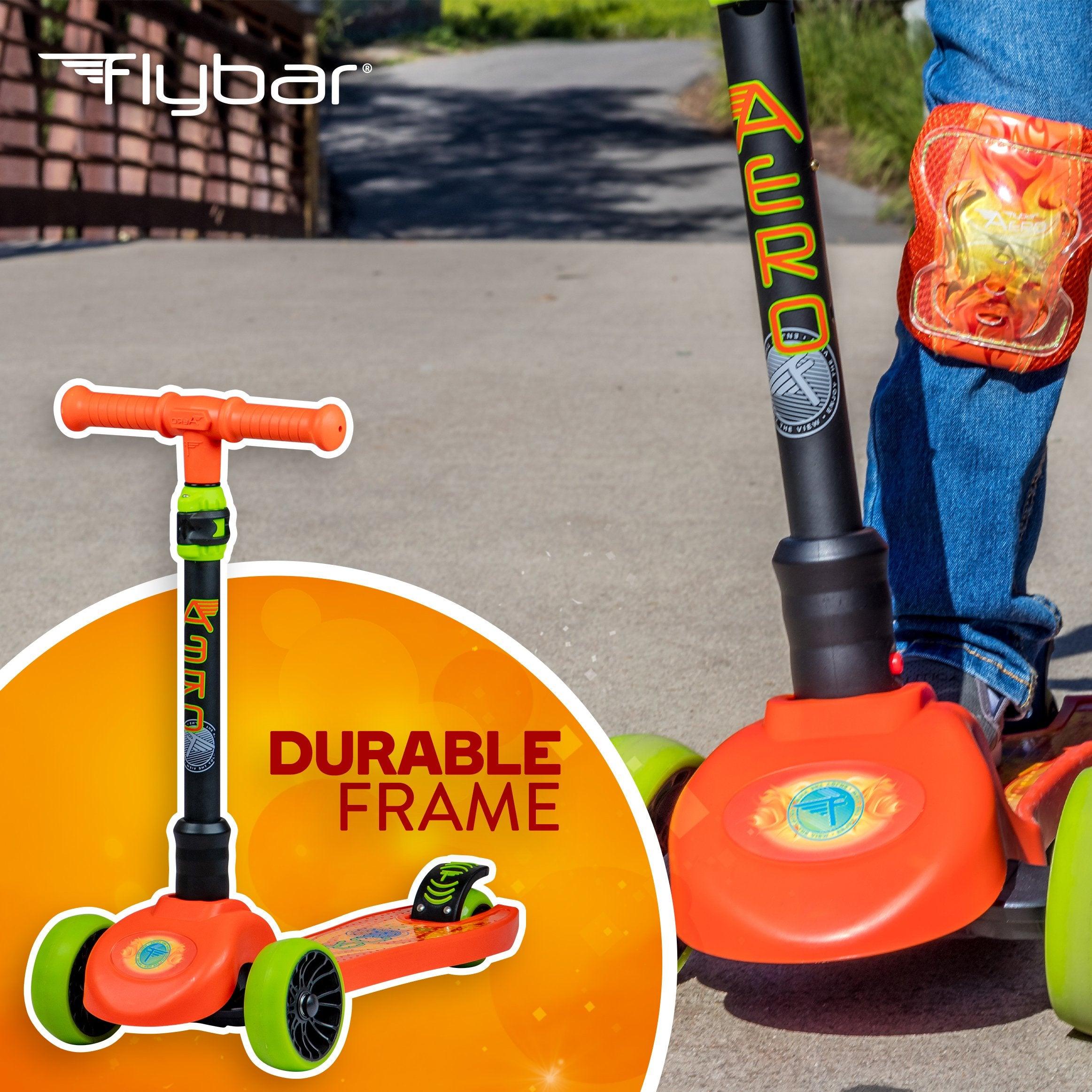 Flybar Aero 3-Wheel Scooter with Light Up LED Wheels - Flybar1