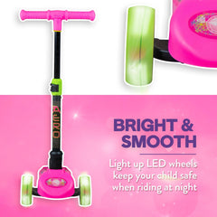 Flybar Aero 3-Wheel Scooter with Light Up LED Wheels - Flybar1