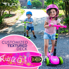 Flybar Aero 3-Wheel Scooter with Light Up LED Wheels - Flybar1