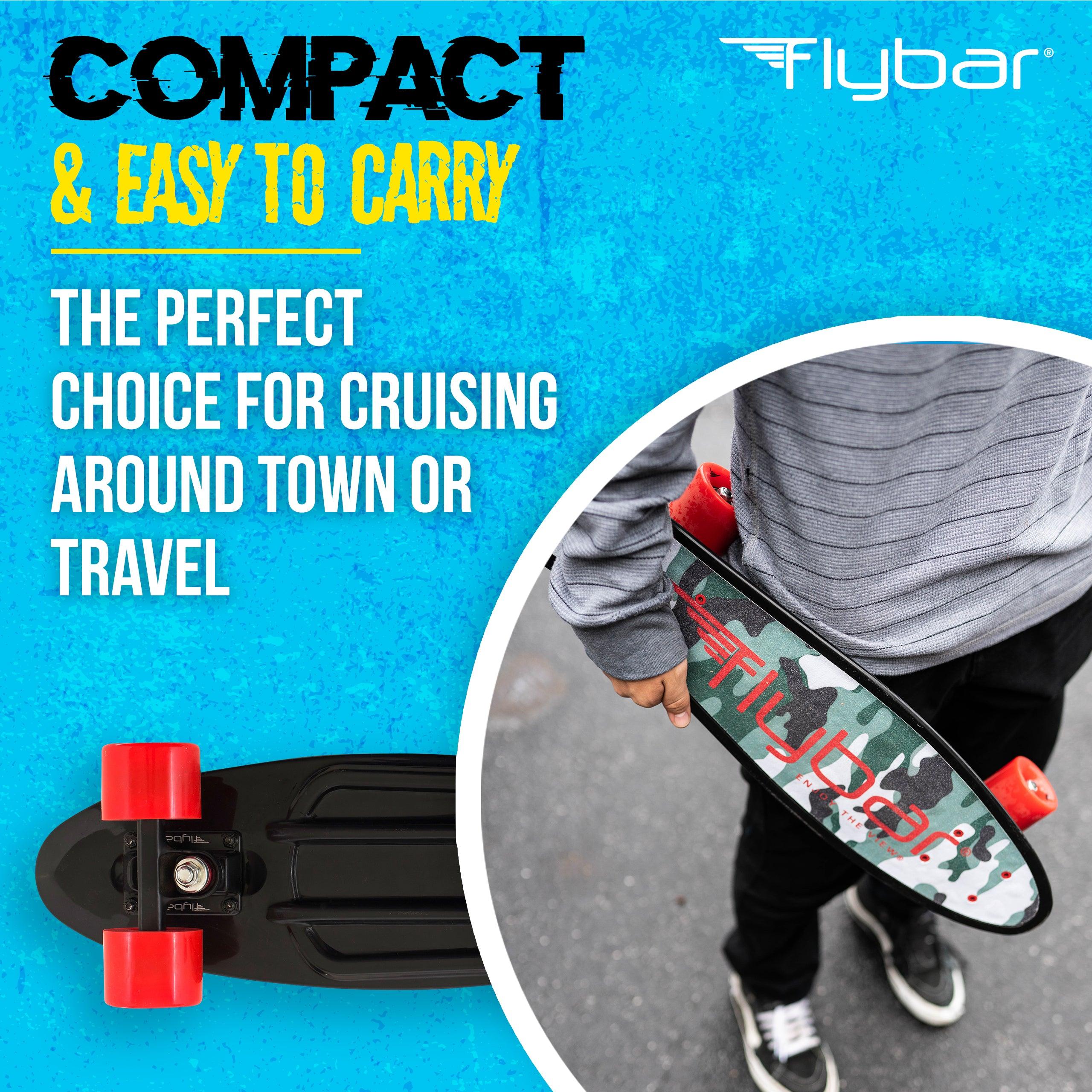 22" Grip Tape Plastic Complete Skateboard - Flybar1