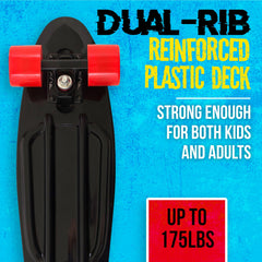 22" Grip Tape Plastic Complete Skateboard - Flybar1