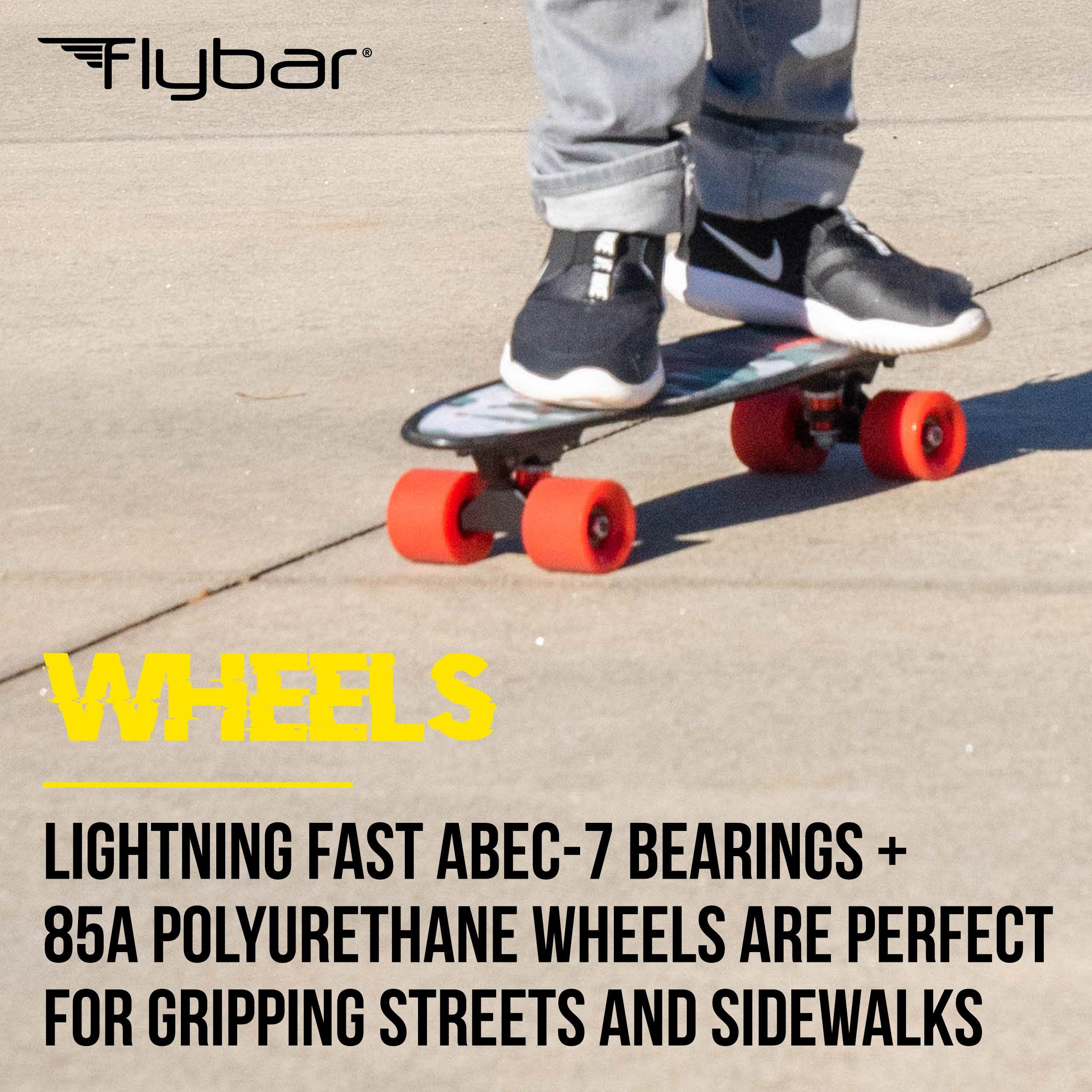 22" Grip Tape Plastic Complete Skateboard - Flybar1