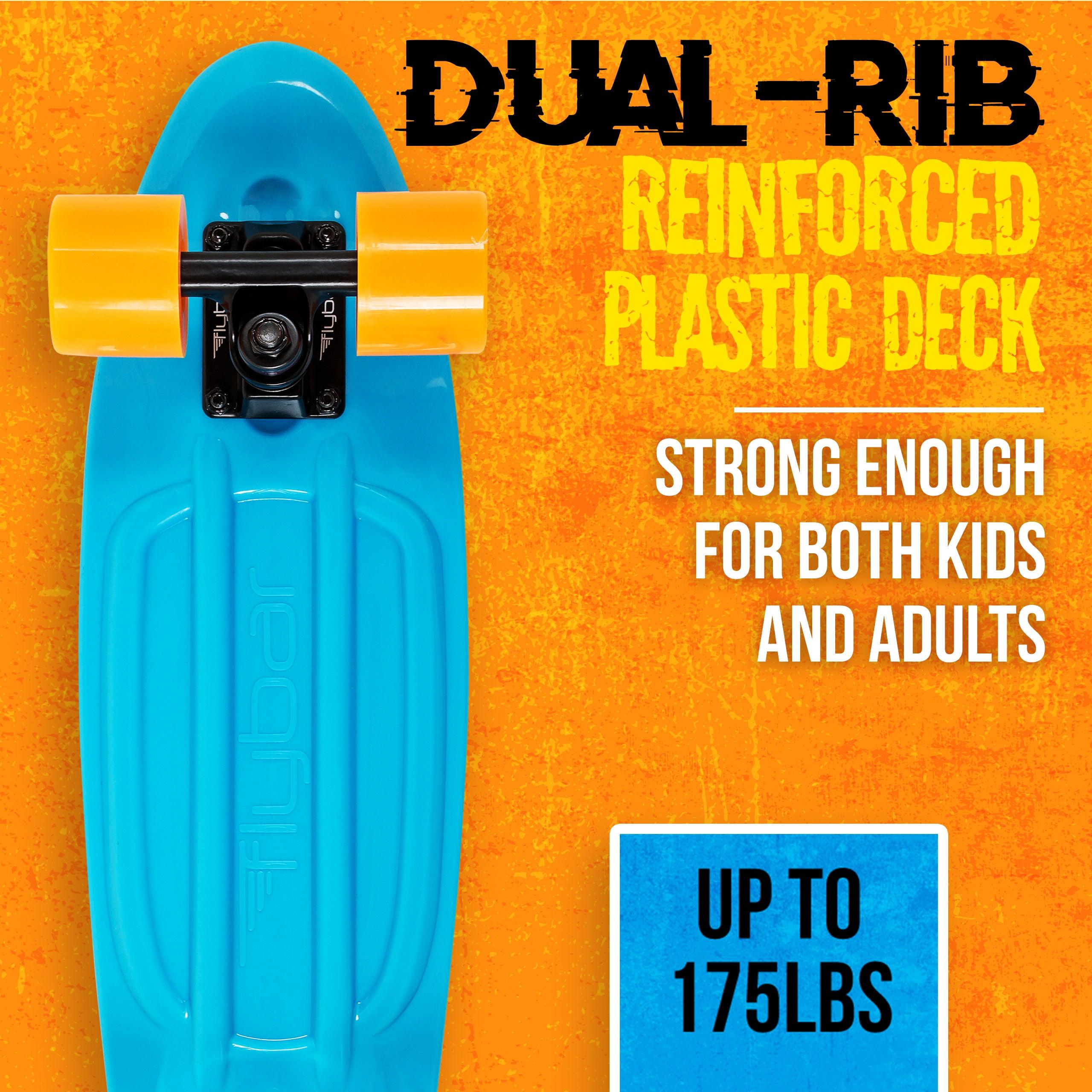 22" Grip Tape Plastic Complete Skateboard - Flybar1