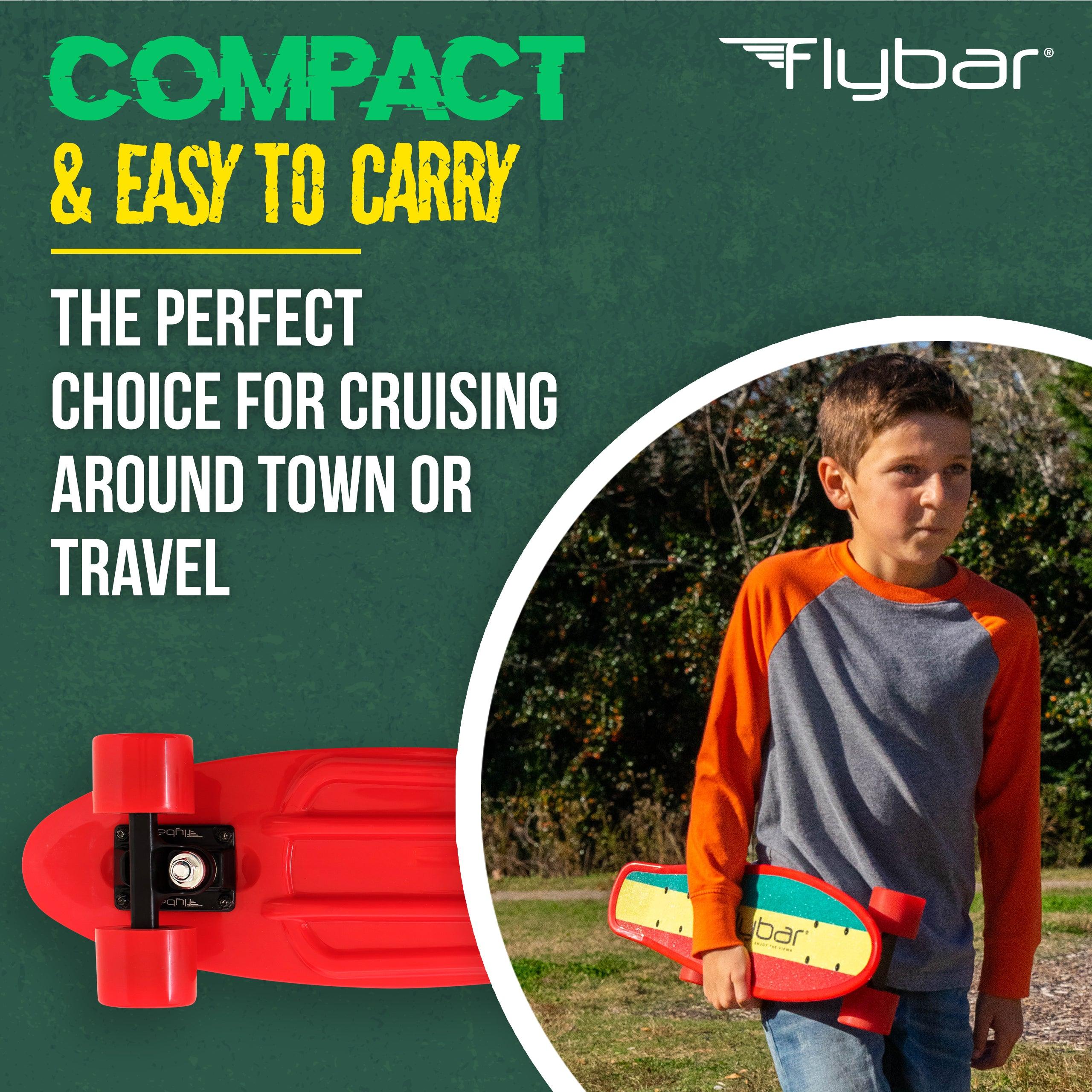 22" Grip Tape Plastic Complete Skateboard - Flybar1