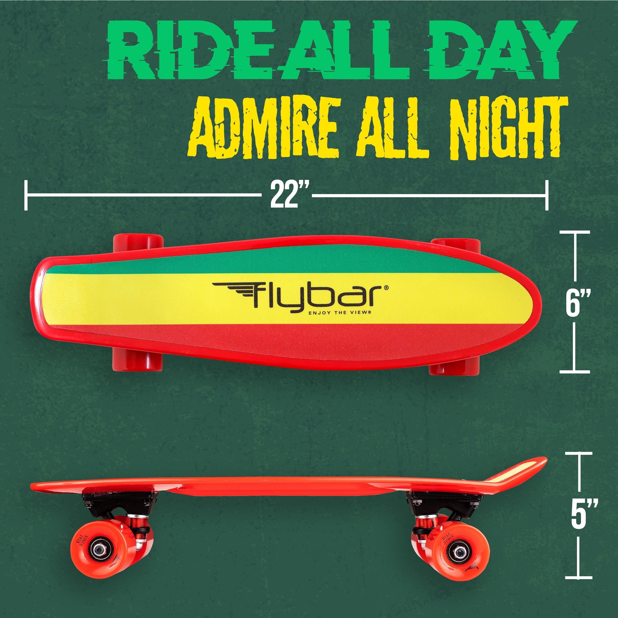 22" Grip Tape Plastic Complete Skateboard - Flybar1