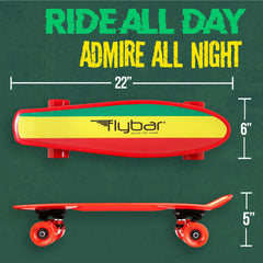 22" Grip Tape Plastic Complete Skateboard - Flybar1