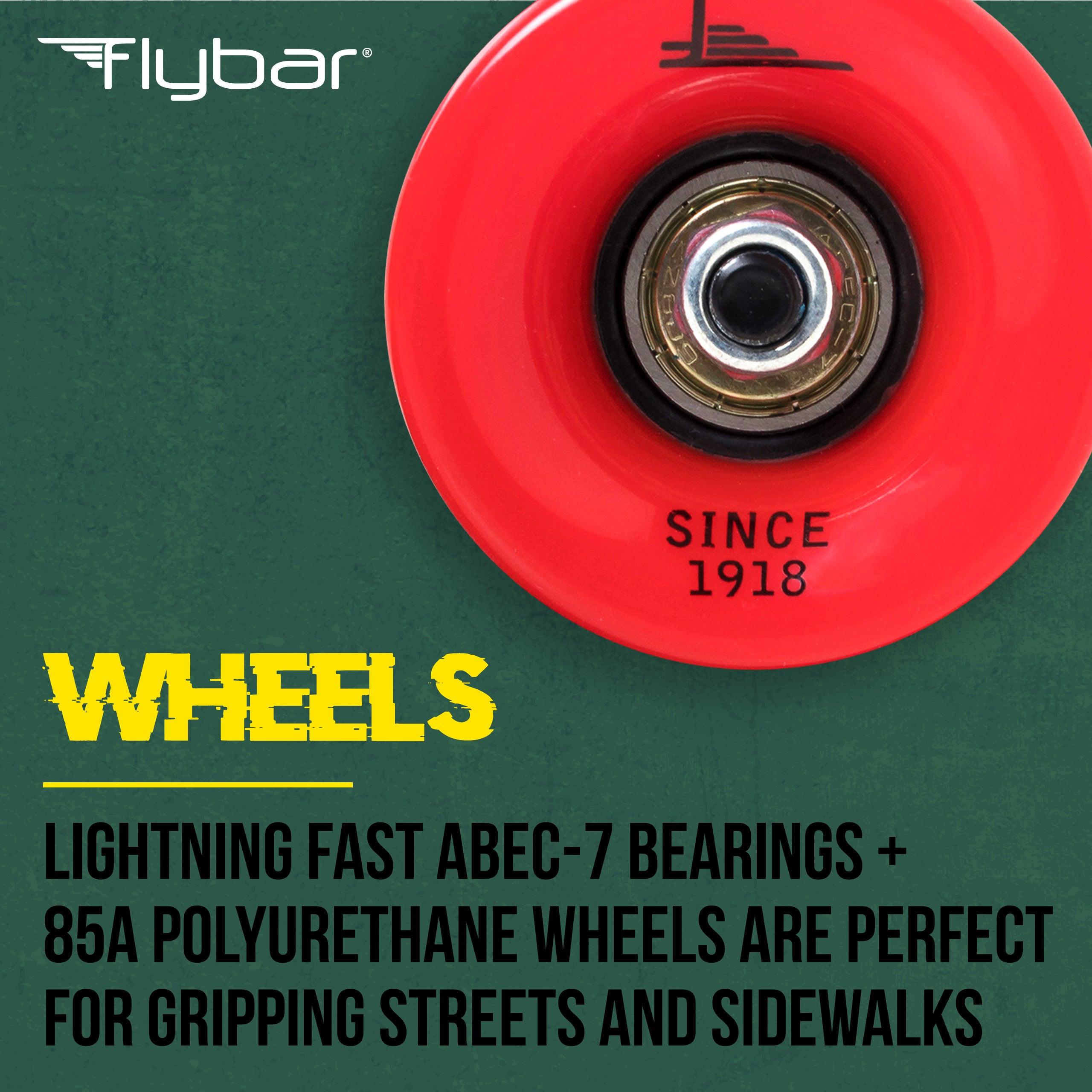 22" Grip Tape Plastic Complete Skateboard - Flybar1