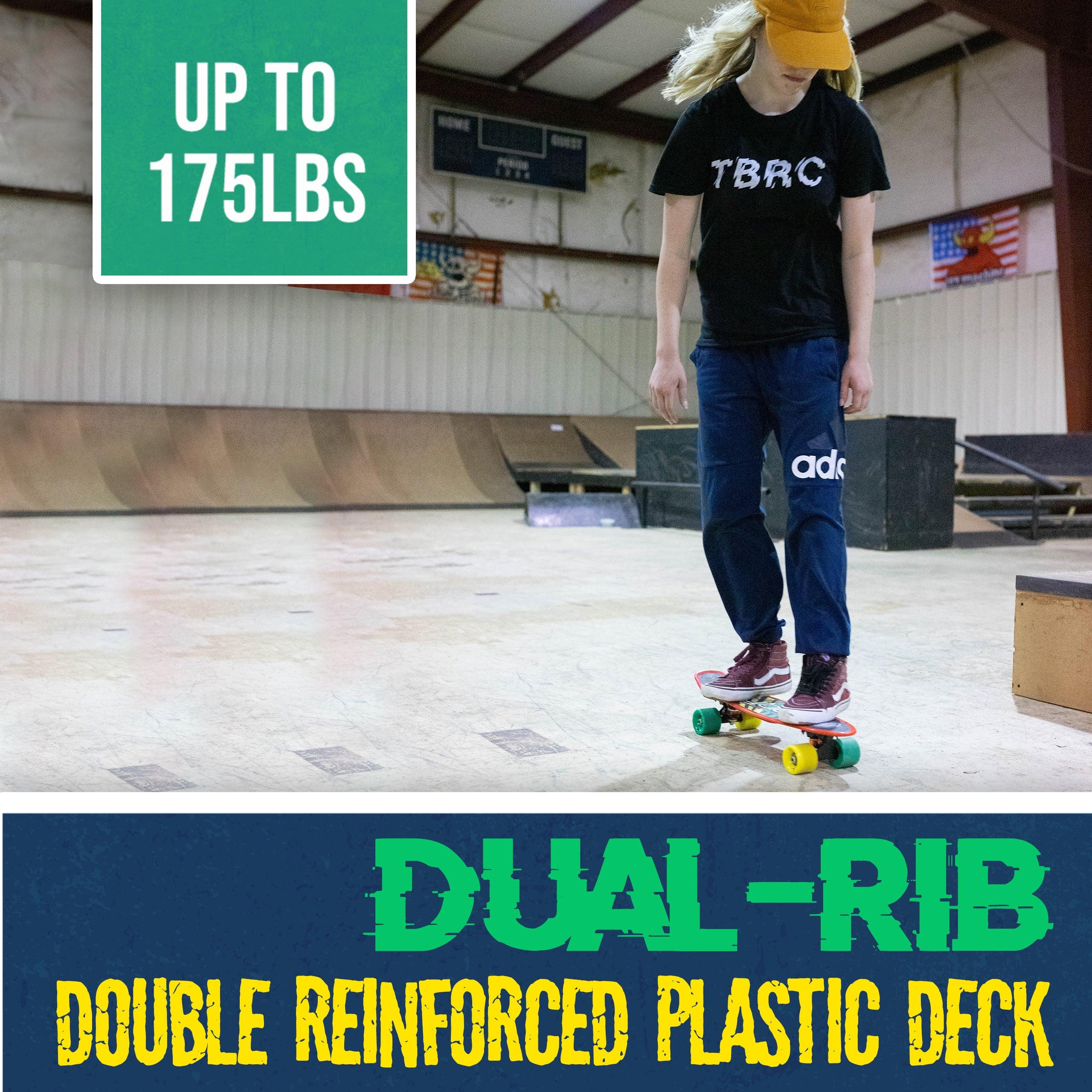 22" Grip Tape Plastic Complete Skateboard - Flybar1