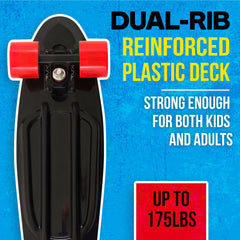 22" Grip Tape Plastic Complete Skateboard - Flybar1