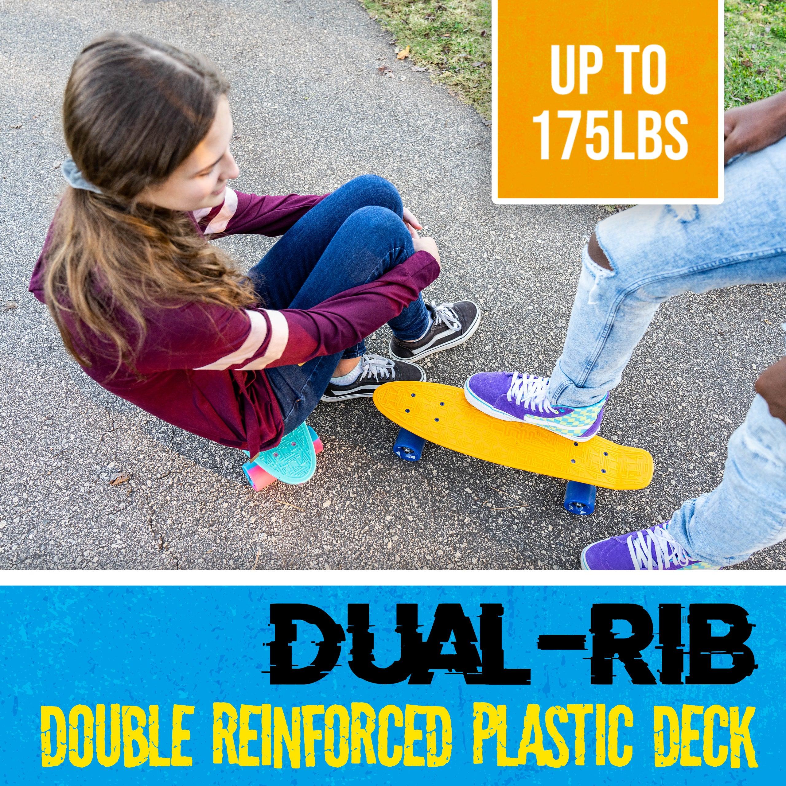 22" Plastic Complete Skateboard - Flybar1