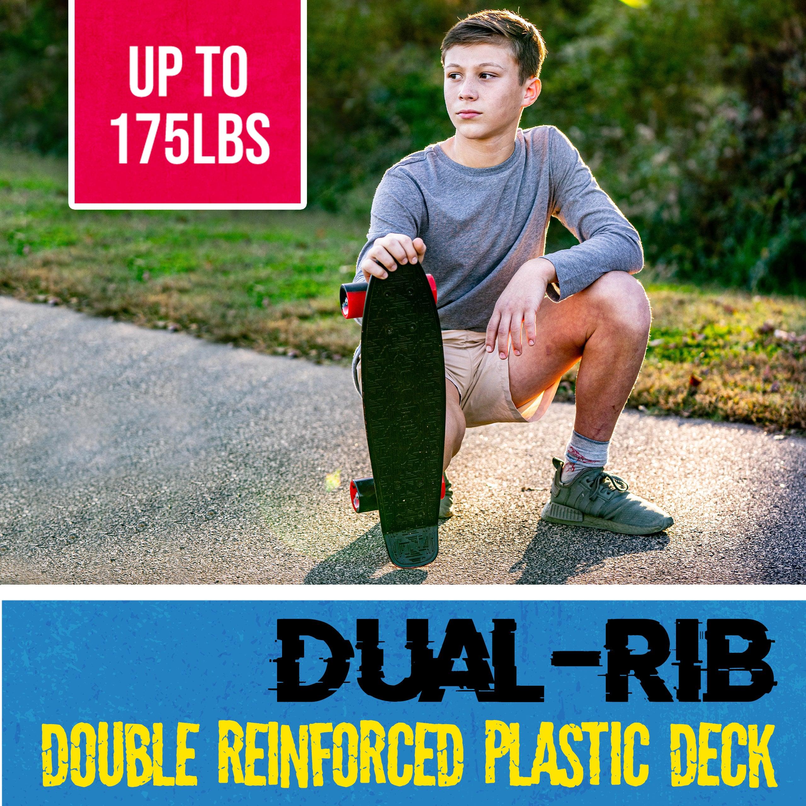 22" Plastic Complete Skateboard - Flybar1