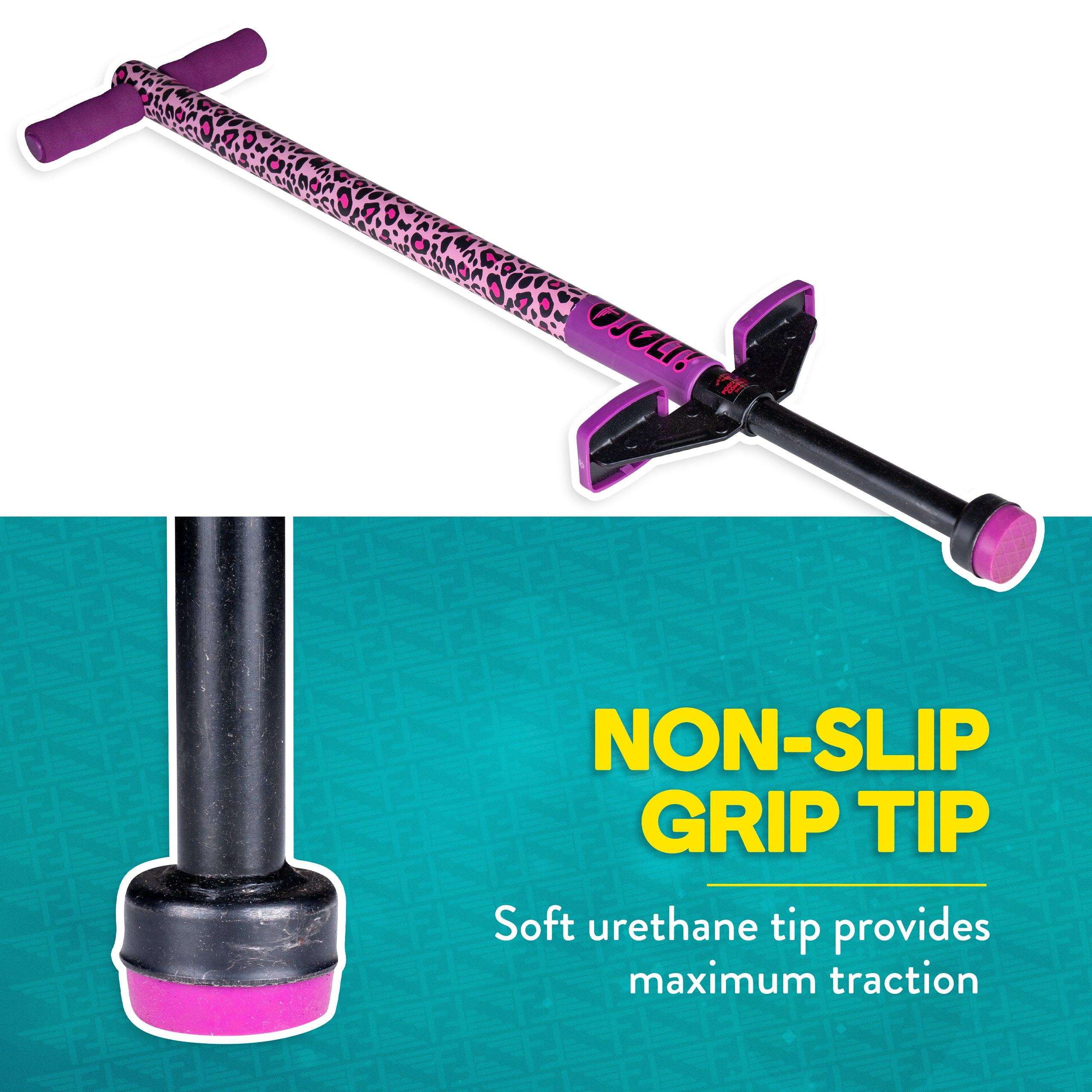 Flybar Foam Jolt Pogo Stick for Kids Ages 6+, 4 to 8 Pounds, Perfect for Beginners (Blue Camo) - Flybar1