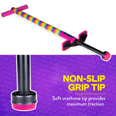 Flybar Foam Jolt Pogo Stick for Kids Ages 6+, 4 to 8 Pounds, Perfect for Beginners (Blue Camo) - Flybar1