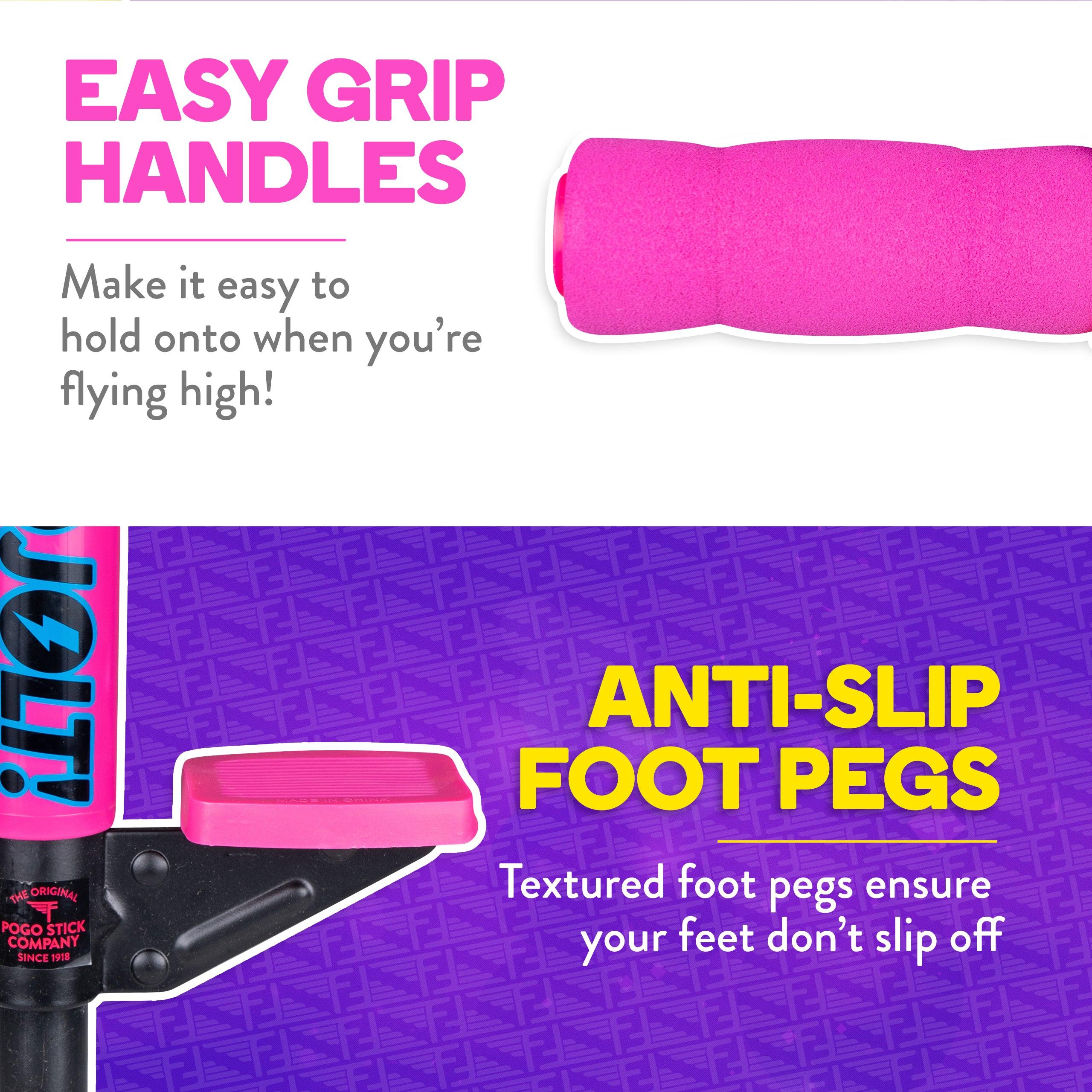 Flybar Foam Jolt Pogo Stick for Kids Ages 6+, 4 to 8 Pounds, Perfect for Beginners (Blue Camo) - Flybar1