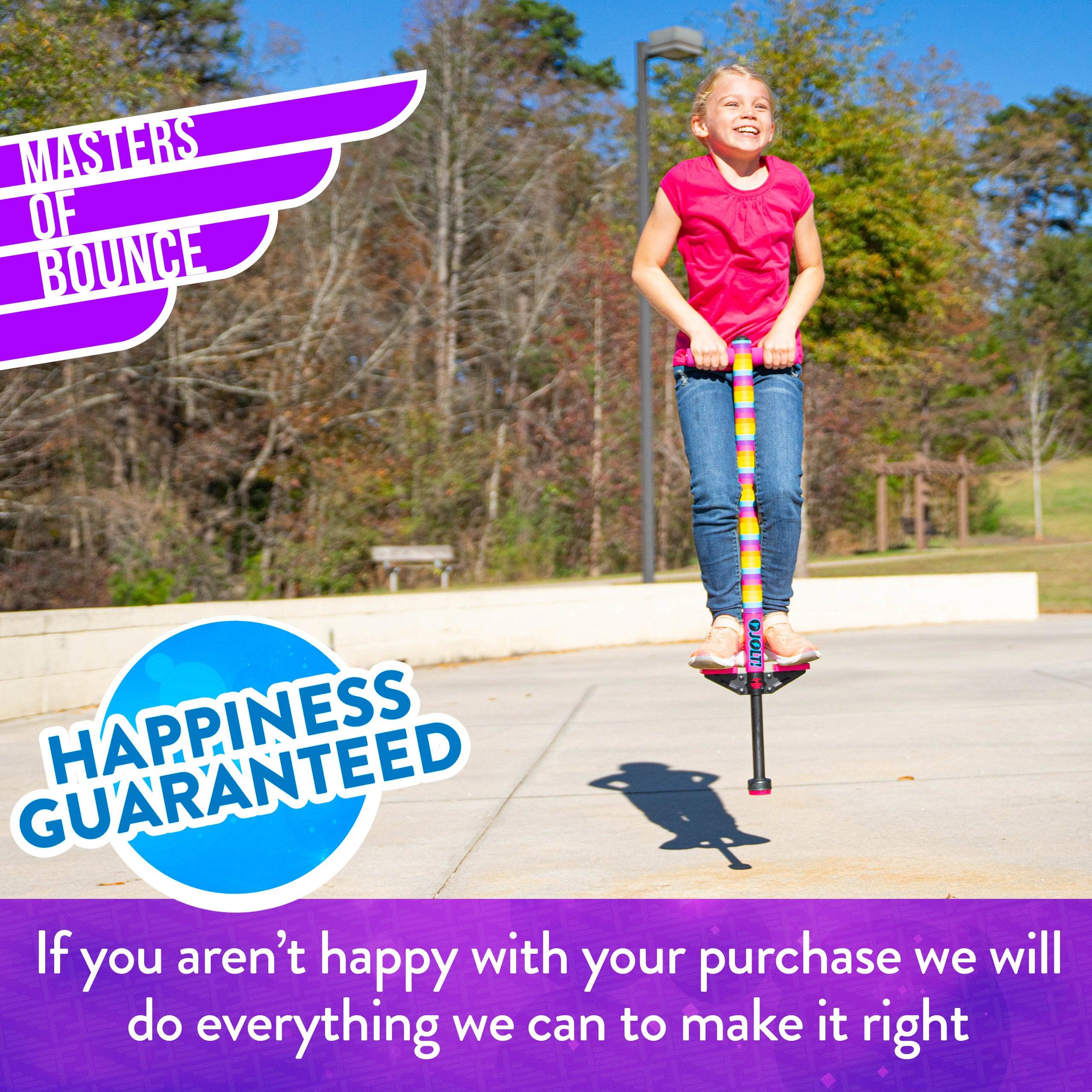 Flybar Foam Jolt Pogo Stick for Kids Ages 6+, 4 to 8 Pounds, Perfect for Beginners (Blue Camo) - Flybar1