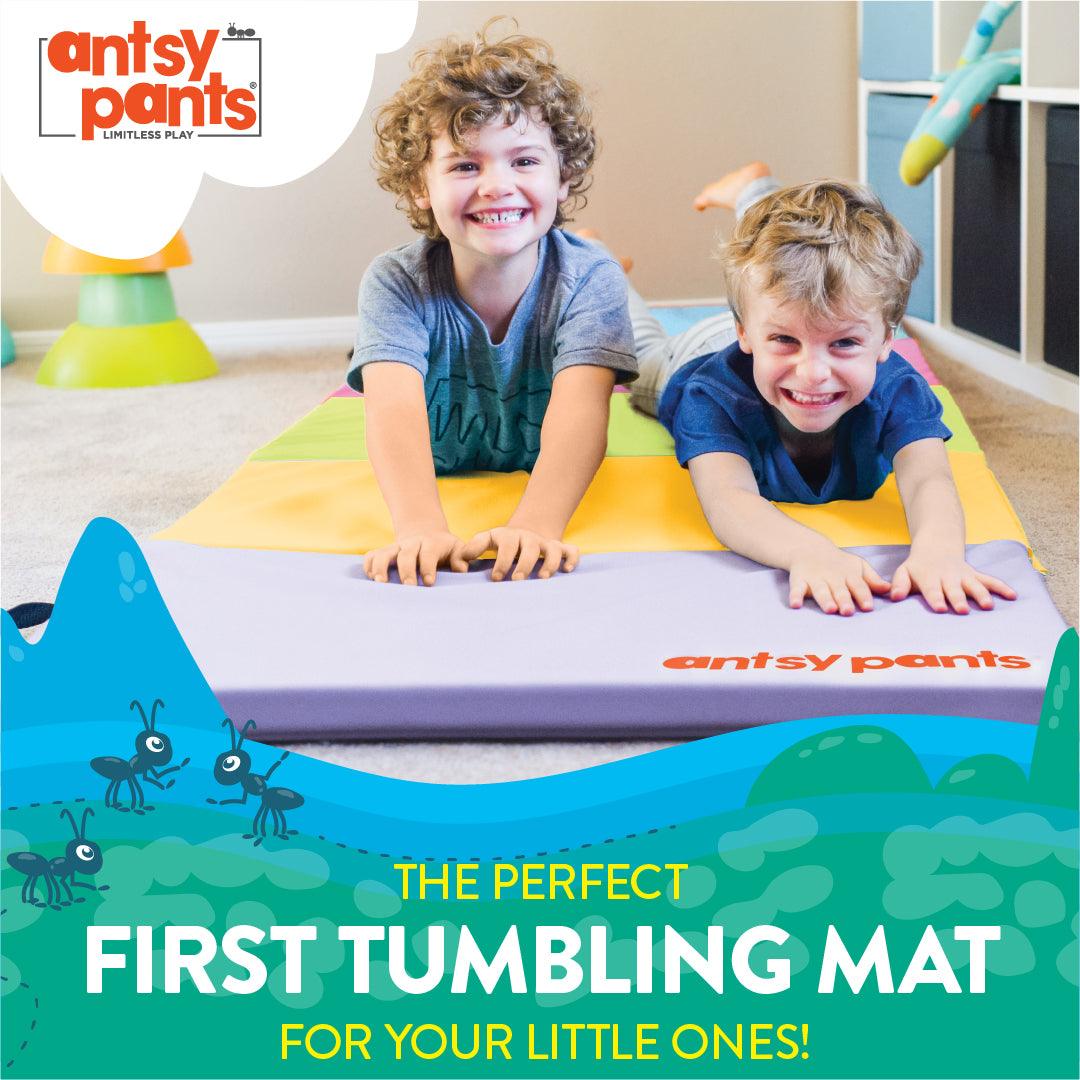 Antsy Pants Tumble Mat for Kids Gymnastics, Training, Home Exercise - Flybar1