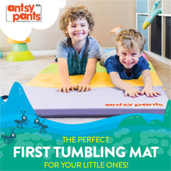 Antsy Pants Tumble Mat for Kids Gymnastics, Training, Home Exercise - Flybar1