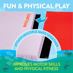 Antsy Pants Tumble Mat for Kids Gymnastics, Training, Home Exercise - Flybar1