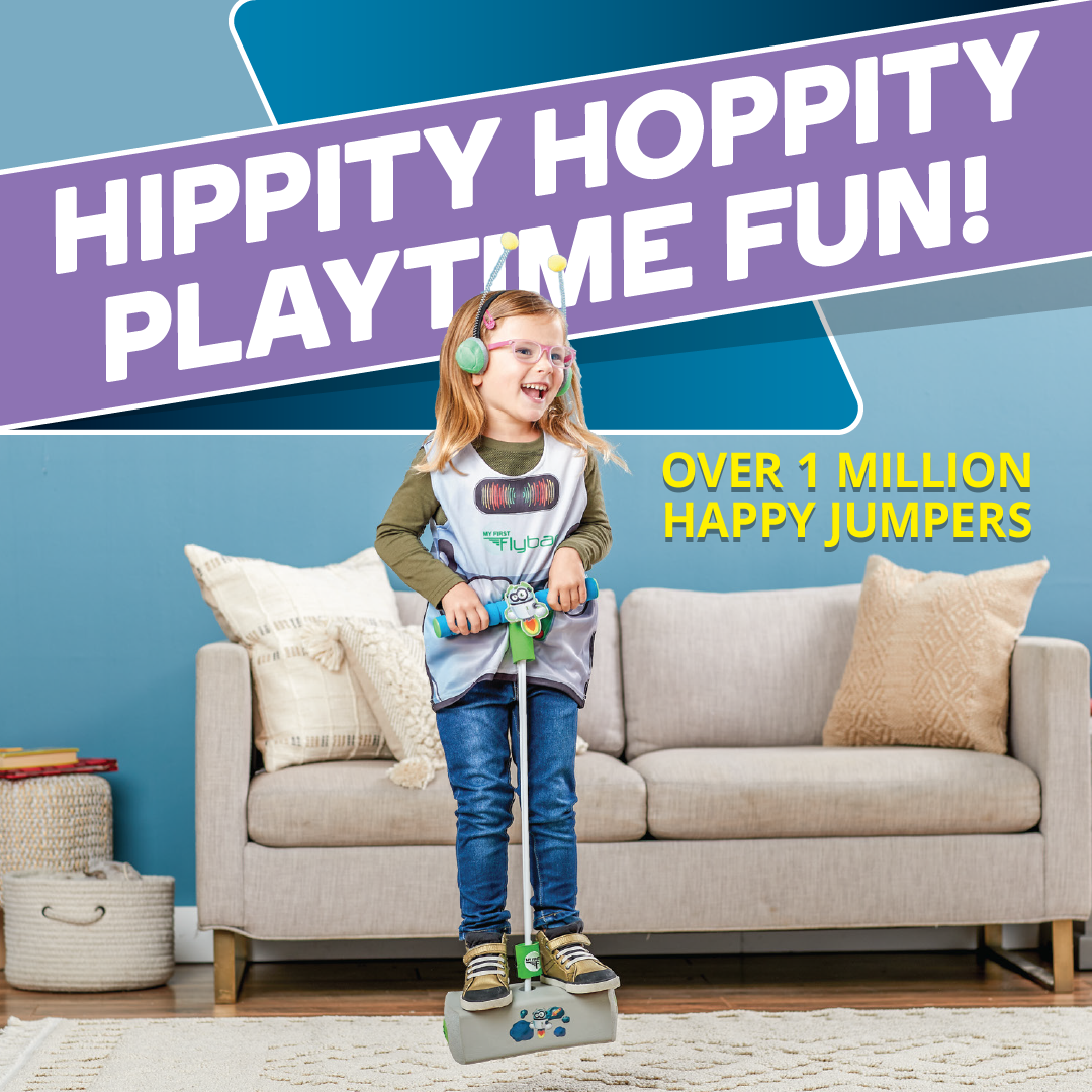 My First Flybar Stretchy Foam Hopper, Kids Ages 3+ Up to 250lbs