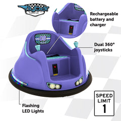 Electric Ride On Bumper Car Vehicle for Kids and Toddlers