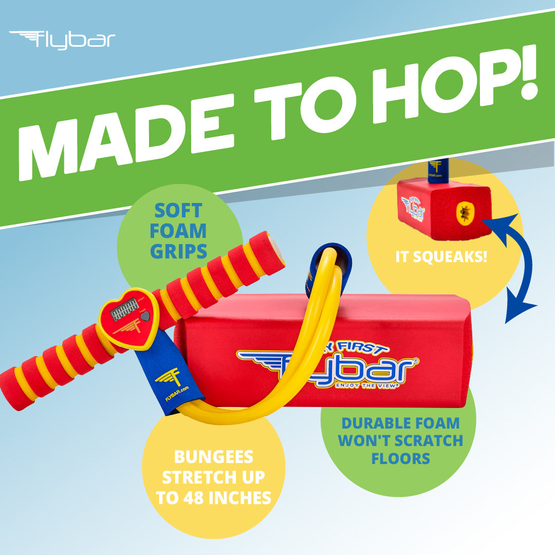My First Flybar Pogo Stick, Light & Sound Kids Ages 3+ Up to 250lbs