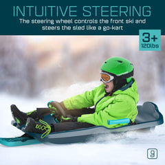 Gizmo Riders Nebula Snow Sled for Kids, Ages 3+